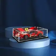 Acrylic display case for LEGO® Ferrari 42125 (Lego Set is not Included) (with theme background)