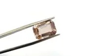 8.32 Carats Peach Tourmaline Octagon Faceted Top Quality Cut stone Natural Gem