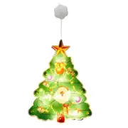 Christmas Window Decorations Light Santa Claus Xmas Tree Hanging Ornament Lights for Christmas Home Party -Christmas Tree