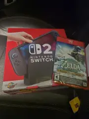 ON HAND Switch 2 "Mario Kart World" Bundle +1 Game W/"Zelda Tears Of Kingdom"