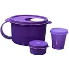 Tupperware Crystalwave Microwave Mug W/Mini Smigets Grape Fizz NEW !!!