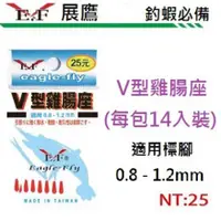 在飛比找蝦皮購物優惠-【漁晨釣具】*E.F. 展鷹 V型雞腸座 V型插座 雞腸座 