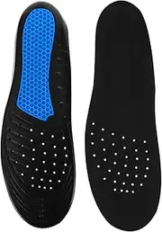 Ipetboom 2 Pairs Height Increase Insoles for Men Plantar Foot Support Orthotic Inserts