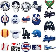 [COKOBO] Baseball Team shoe Charm Boys shoe Pendant PVC Shoes Pendant Baseball Team Accessories Shoes Pendant Party Gift Suitable for Girls, Children, and Boys