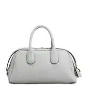 Zippered shoulder bag One size grey