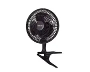 Heller 15cm Grow Tent Clip Fan - Quiet 2-Speed Air Circulation Fan for Hydroponics
