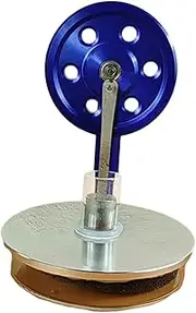 GARENDE Stirling Engine Model for Steam Heat Generation, Desktop Display Kit, Dark Blue