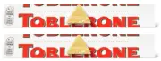 2 TOBLERONE WHITE Swiss Chocolate Bars with Honey & Almond Nougat 100g 3.5oz