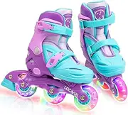 Womens Retro Roller Skates, Classic X Symbol Design Ladies Vintage Leather Speed Rolling Shoes Indoor Outdoor Size 7 8 9 10 11