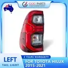 LH LED Red&Clear Tail Lights Rear Brake Lamp For Toyota Hilux SR SR5 2015-2021