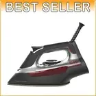 Professional-Chic 1700W Iron with 300 Steam Holes & Titanium Ceramic Plate