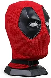 Philoctes Halloween Mask, Red Men's Party Cosplay, Adult Reality Helmet, Costume Props for Masquerade, Cosplay Party Accessories