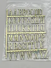Classic Letters 1"-Gold Mix And Match For One Of A Kind Projects