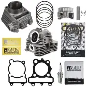 NICHE Cylinder Head Namura Piston Gasket Kit for Yamaha Timberwolf 250 4BD-11101
