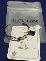 Alex And Ani Halloween Crystal Bat Cuff Bracelet New