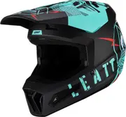 Leatt 2.5 Motocross Helmet, black-blue, Size XL for Men Black Blue