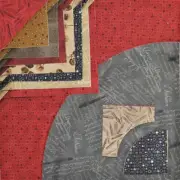Matilda's own Drunkard's Path patchwork quilting 12" precut Stof 4518 fabric