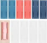 10 Pcs Adhesive Socket Holders, Adhesive Punch Free Socket Holder, Self-Adhesive Power Strip Holder for Home Office Desk Kitchen Remote Controls Routers Extension Lead Holder