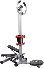 Mini-Stepper Swing Stepper Stair Step Machines Home Twist Stepper with Dumbbells and Twist Discs Workout Fitness Machine