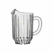 6x Water Jug 1.8 Litre Clear Pitcher High Quality SAN Plastic Beer Soft Drink
