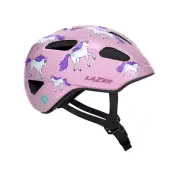 Lazer Nutz Kineticore Kids Helmet 50-56cm - Pink Unicorn - Child Safety Bike