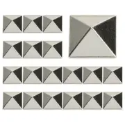 18 Piece Snowboard Stomp Pads Pyramid Anti Slip Grip for Winter Sports