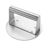 Smash Burger Press 6.2 inch Stainless Steel Hamburger Press Cast Iron Grill P...