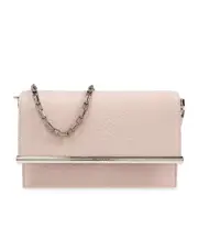 Alexander McQueen Cross-Bar Mini Crossbody Bag One size Nude