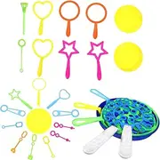 Totority 28pcs Set Bubble Tool Maquina De para Niños Giant Bubbles Giant Bubble Wands Bubbles for Outdoor Bubbles Maker Bubble Makers for Outside Bubble Wands for Plastic