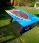 Blue Epoxy Table, Blue Ocean Resin Table,Custom Made Dining Table Tops