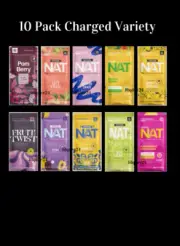 Pruvit Keto OS NAT Ketones w/ Pom Berry, Fruit Twist Charged 10 Pack Variety