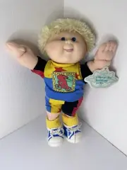 1990 Mattel First Edition Cabbage Patch Kids Doll, Wheat Hair, Mold K25-8, Perfe