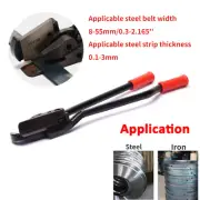 H400 Strapping Cutter Dismantling Scissors Iron Sheet Packag Steel Strip Shear