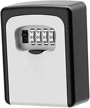 ZUNOXAZ Wall Mount Key Lock Box Security Storage for Indoor Outdoor Keys Convenient Key Access for Home Office and Emergency Use Key Lock Box