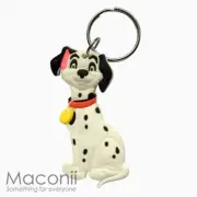 Dalmations Rubber Keyring - 101 Dogs Puppy Animal Disney Key Chain Phone Charm