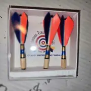 Vtg Standard Target & Dart shafts 3Pc Dart Set w/Box