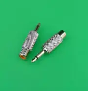 (5 PCS) RCA Female to 3.5mm Male Connector - USA Seller