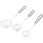 3-Piece Set of Round Hot Pot Strainer-Stainless Steel Asian --Sha M3U5