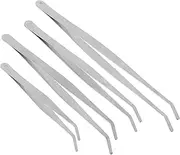 BESPORTBLE 4Pcs Stainless Steel Gardening Tweezers Portable Bonsai Tool for Succulent Care Comfortable Grip and Multi Use
