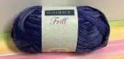 one new skein Sundance Frill yarn purple