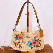 NWT Coach Coach Teri Shoulder Bag With Floral Embroidery