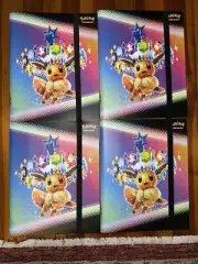 Pokémon Prismatic Evolutions Eevee Binder Collection BINDER ONLY Lot of 4