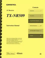 Onkyo TX-NR509 AV Receiver OWNER'S MANUAL