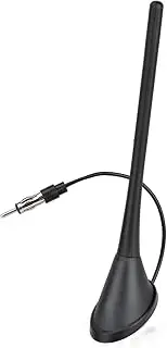 Eightwood Car Antenna Roof FM AM Antenna Car Radio Short + 20 cm Extension Cable for Car Truck SUV Stereo Receiver Media Head Units Digital Radio FM Tuner