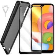 Ultra-Thin Screen Protector Film& TPU Case For Samsung Galaxy A01 SM-A015V NEW