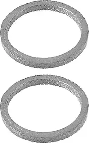 SG Store 1 Pair Motorcycle Exhaust Port Gaskets Thick Tapered Exhaust Gaskets 65324-83A 17048-98 65324-83B 65834-98-X2 Compatible with Ha-rley Davidson (1984-Up) 50x42x4.5mm