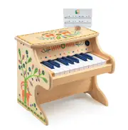 Djeco Animambo 37.5cm Electronic 18Key Piano Kids/Children Musical Wooden Toy 3+