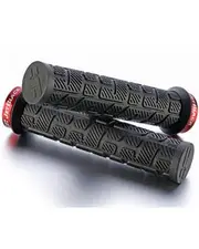 JetBlack Rip LockOn Grips Red/Black