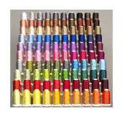 Premium 100 Cones (1100 Yards Each) of Polyester Machine Embroidery Threads C...