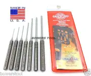 Grace Gunsmith Roll Spring Pin Punch Set 7pc Gun Care Machinist Made in USA